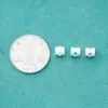 Plata Pura 999 Personalizado Color Diamante Cuentas Espaciadoras Pequeñas de 6 mm Cuentas de Cubo DIY Pulsera Wenwan Pulsera de Cristal Accesorios de Plata