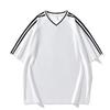 Camiseta de Manga Corta para Hombre 2025 Verano Nueva para Correr Cuello Redondo en V Top de Seda de Hielo Ropa de Fitness Bádminton Ropa Deportiva para Hombres