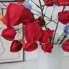 Flores artificiales con forma de linterna con núcleos de espuma, utilizadas para decoraciones de bodas, arreglos de pasillos y exhibiciones florales; Materiales para arte floral DIY para salones de bodas