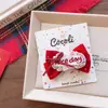 Pinza para el pelo de terciopelo con lazo para el Año Nuevo de niños coreanos para niñas, letras bordadas lindas, pasador festivo rojo brillante, pinza de saludo de Año Nuevo