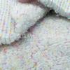 Tela de franela de cachemira y algodón de colores, tejida a mano, para ropa, alfombras, pantuflas de felpa