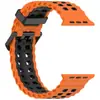 A Nova Pulseira de Silicone Bicolor do Fabricante com Fivela de Duas Fileiras para Apple Watch Ultra S10/9/8/7