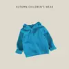 Suéter de Punto con Capucha de Color Sólido para Bebé Primavera y Otoño Estilo Coreano Suéter Pulóver con Capucha para Niños y Niñas Ropa de Abrigo Elegante