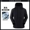 Chaqueta 3 en 1 cortavientos e impermeable desmontable para mujer con logo personalizado para exteriores, ropa de trabajo para hombre para compra al por mayor corporativa