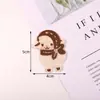 Roupas de Outono e Inverno Jaqueta Adesivos Decorativos de Patch para Roupas Alpaca Fofa Peça Única Cachorro Desenho Animado Bordado Adesivos de Tecido
