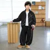 Conjunto Casual para Meninos Outono Crianças Médias e Grandes Roupas para Meninos 26 Novo Estilo Meninos Estilo Primavera e Outono Alunos do Ensino Médio Conjunto de Duas Peças