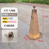 Cono vial de acero inoxidable hotel prohibido estacionar cono cuadrado pilona de aislamiento de advertencia cono reflectante cono de helado de metal barrera de carretera