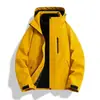 Chaqueta Tres en Uno para Mujer, Senderismo al Aire Libre, Cortavientos, Impermeable y Cálida, Conjunto de Dos Piezas para Hombre, Chaqueta de Montañismo con Logo Estampado Personalizado