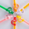 Série Explosiva de Natal Transfronteiriça Silicone Diversão Infantil Tampa com Canudo Tampa contra Poeira Tampa para Canudo de Copo Stanley