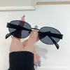 Óculos de Sol da Moda Europeia Americana de Verão Óculos de Sol de Celebridade da Internet Óculos de Sol Ovais Engraçados Unissex Tendência Personalidade