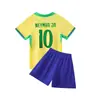 2425 Popular Mismo Estilo Conjunto de Uniforme de Fútbol No. 7 Ronaldo Mbappé No. 10 Camisetas de Verano Messi para Hombre y Mujer