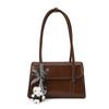 Tendência de Moda 2025 Retrô Simples Personalizada Bolsa Feminina Outono Nova Bolsa Quadrada Pequena Bolsa de Ombro Simples Casual