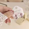 Pendientes de Zirconia Transparente tipo Burbuja Estilo Suave, Pendientes de Zirconia Súper Brillantes Estilo Francés, Estilo Nicho Ins, Pendientes de Gama Alta