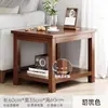 Mesa Auxiliar para Sofá para Uso Doméstico, Mesa Cuadrada Minimalista Moderna, Gabinete Lateral, Mesa Cuadrada para Sala de Estar, Mesa Sencilla para Balcón, Mesa de Café Pequeña