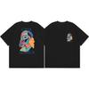 Marca de moda transfronteriza Casablanca verano nuevo Casa LOGO estampado camiseta holgada de manga corta para hombre y mujer comercio exterior