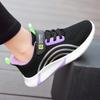 Zapatos para Niñas Primavera y Otoño Nuevos Zapatos de Malla Tejido Fly Transpirables Tenis Niño Grande Niña Suela Suave Amortiguadores Zapatos para Correr