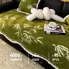 Cojín de Sofá Antideslizante Estilo Chino, Cojín Recto de Felpa para Asiento de Sofá, Nuevo Modelo 2025 Funda de Sofá, Cojín Anti-Arañazos de Gato