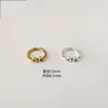 Anel de Corrida da Maldição Aro Dourado Pingente de Aro Dourado Pulseira de Miçangas Feita à Mão DIY Chaveiro Acessórios de Joias
