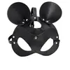 Máscara de ojo de zorro SM, juguetes sexuales para adultos, máscara de cuero para escenario, juego de rol, accesorios alternativos para parejas.