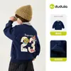 Sudadera de Niños Dudu Temporada Otoño e Invierno Nueva Ropa para Bebé Top de Manga Larga de Cuello Alto Falso de Dos Piezas