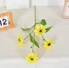 Girasoles Artificiales, Flores Falsas para Decoración de Salón de Bodas, Arreglos Florales de Techo, Arreglos Florales para Decoración de Hogar y Hotel, Materiales Florales al por Mayor