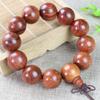 Pulsera de madera de rama agria al por mayor de fábrica 20 mm cuentas de caoba pulsera de joyería para hombres y mujeres 108 cuentas cuerda de madera Wen play