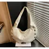 Bolso tipo Dumpling con Tachuelas y Remaches Estilo Dulce y Fresco para Mujer, Versátil de Gran Capacidad para Hombro y Axila, Bolso de Mano Casual para el Trabajo