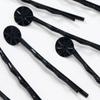 Fornecimento direto da fábrica 4,5 cm clipe preto com franja de disco grampo de cabelo infantil acessórios de cabelo faça você mesmo