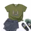 Deseo estación independiente Comercio exterior europeo y americano Estilo de cuello redondo holgado para mujer Camiseta de mujer Jingshan