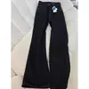 Jeans Larga de Veludo Preto Americano Engrossado para Mulheres Inverno Novo Cintura Alta Solto Comprimento Total Reto