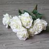 Flor Artificial rosa decoração suave para casa flor falsa decoração de casamento sala de estar rosa artificial buquê de casamento alta qualidade