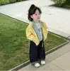 Chaqueta Infantil 26 Primavera y Otoño Nuevo Estilo Niñas Doble Cara Usar Chaqueta Superior Bebé Niño Pequeño Chaqueta a Cuadros Set de Chaquetas