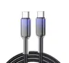 Cabo de Dados Tipo-C de Cabeça Dupla de Carregamento Rápido de 120W Adequado para Apple 16, Huawei e Cabos de Carregamento para Carro Android com Certificação 3C