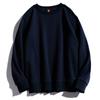 Ropa de Hombre Rampo Otoño e Invierno 2024 Sudadera de Terciopelo 350g Color Sólido Cuello Redondo Holgada Moderna Marca Pulóver para Hombre