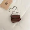 Bolso Cruzado de Color Sólido con Patrón de Piedra para Mujer Bolso 2026 Nuevo Estilo Coreano Moda Casual Correa Ancha para el Hombro Bolso de Hombro