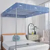 Mosquiteiro Proteção Contra Poeira Tecido Superior à Prova de Poeira Bloqueio de Luz à Prova de Vento Cobertura Superior Estilo Princesa Quarto Cama Cobertura Superior de Tecido Peça Única Doméstico Cama de Casal
