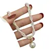 Collar de perlas ultrafinas de doble capa para mujer, diseño versátil y único, lujo ligero y sensación de alta gama, accesorio para el cuello de mujer