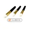 Pincel Mousse de Cabo de Madeira 10cm para Limpeza de Extensão de Cílios, Pincel Macio para Limpeza Nasal, Pincel de Maquiagem para Cravos