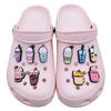 Serie transfronteriza de taza nueva de té con leche zapatos con agujeros para flores zapatos diy accesorios decorativos decoraciones hebillas para zapatos de goma blanda de pvc