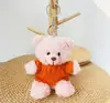 Chaveiro Pingente Boneca Urso Vestido Brinquedo de Pelúcia Ursinho de Pelúcia Evento da Temporada de Formatura Presente com Impressão de Logo