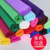 5 Rolos Papel Crepom Espesso Cravo Flor DIY Material para Flor Artesanal Papel Colorido Papel Plissado Flor Rosa Papel com Borda Enrolada