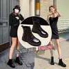 Botas Martin estilo británico para mujer, nueva colección otoño/invierno 2026, suela gruesa, modernas, versátiles, botines, botas de algodón con forro de felpa para mujer
