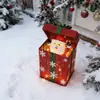 Nuevo Modelo Más Vendido: Paquete de Regalo de Papá Noel con Altura Ajustable, Lámpara de Diseño de Hierro Forjado, Decoración Transfronteriza, Adorno para Exteriores