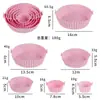 Tapete de Silicone para Air Fryer Transfronteiriço, Assadeira Lavável, Tapete para Churrasco, Fácil de Limpar, Resistente a Altas Temperaturas, Revestimento para Assadeira
