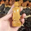 Adornos de Monje Budista Zen Tallados en Madera de Tuya Taihang, Escultura en Madera Tranquila y de Largo Alcance, Estatua Sólida de Buda, Lindos Hechos a Mano