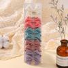 Pinza de pelo con lazo de tela de 1.6 pulgadas para niños, pinza de macarrón hecha a mano, pinza de pico de pato, accesorios para el cabello de niña 3002