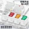 15*21mm Branco Tipo Barco Kcd1 3 Pinos 2 Velocidades Vermelho Basculante Impresso Oi com Luz ETL Certificado Americano Chave de Alimentação