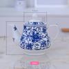 Bule de Água Fria de Cerâmica, Bule de Porcelana Grande Capacidade para Uso Doméstico Estilo Antigo, Estilo Chinês Resistente ao Calor, Disponível em Vários Tamanhos com Filtro
