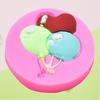Molde DIY Forma de Globo Molde de Silicona para Fondant Pastel de Fondant Chocolate Arcilla Ultraligera Molde Decorativo