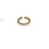 Anillo Geométrico de Circonita Vintage Nicho de Gama Alta Anillo para Dedo Índice Moda Retro Joyería de Lujo Ligero para Mujeres